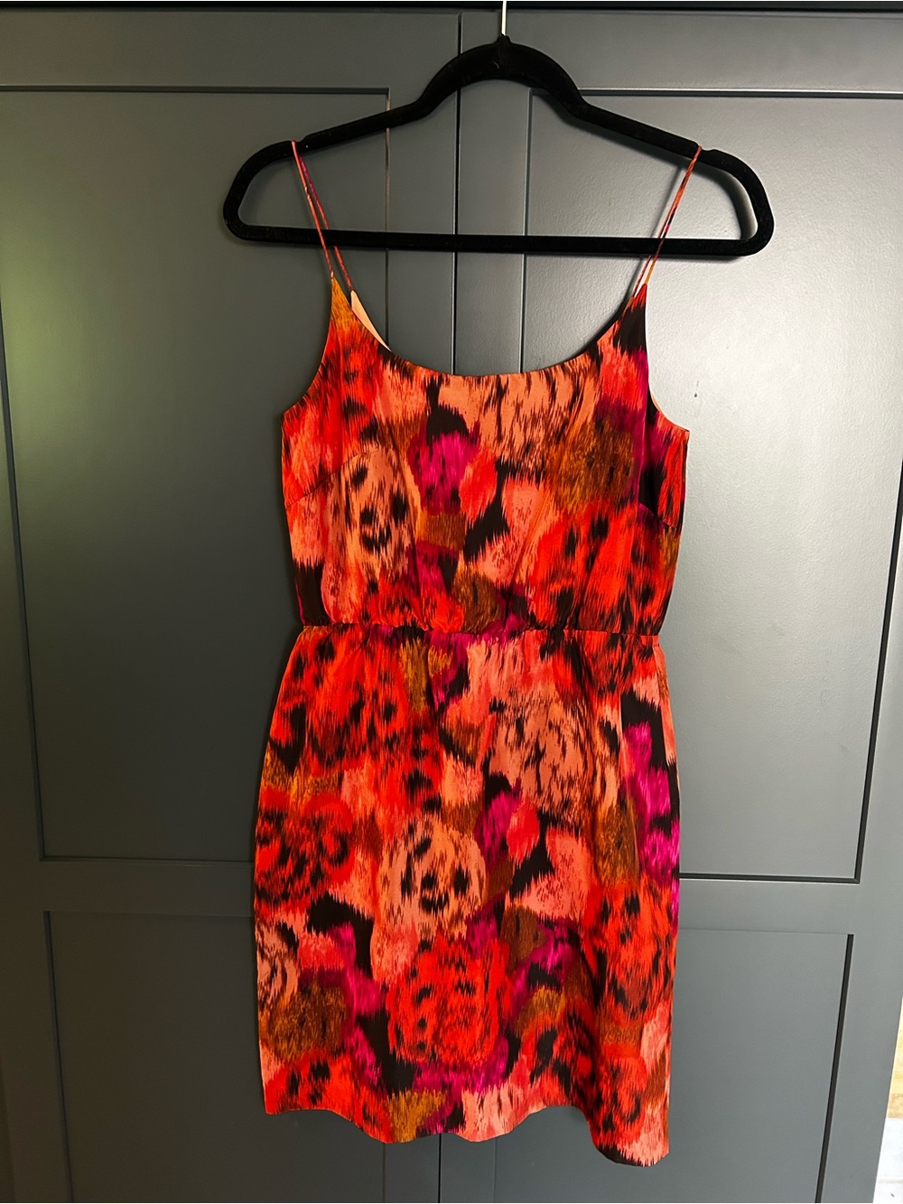 JCrew 100% Silk Watercolor Mini Dress - Size 2